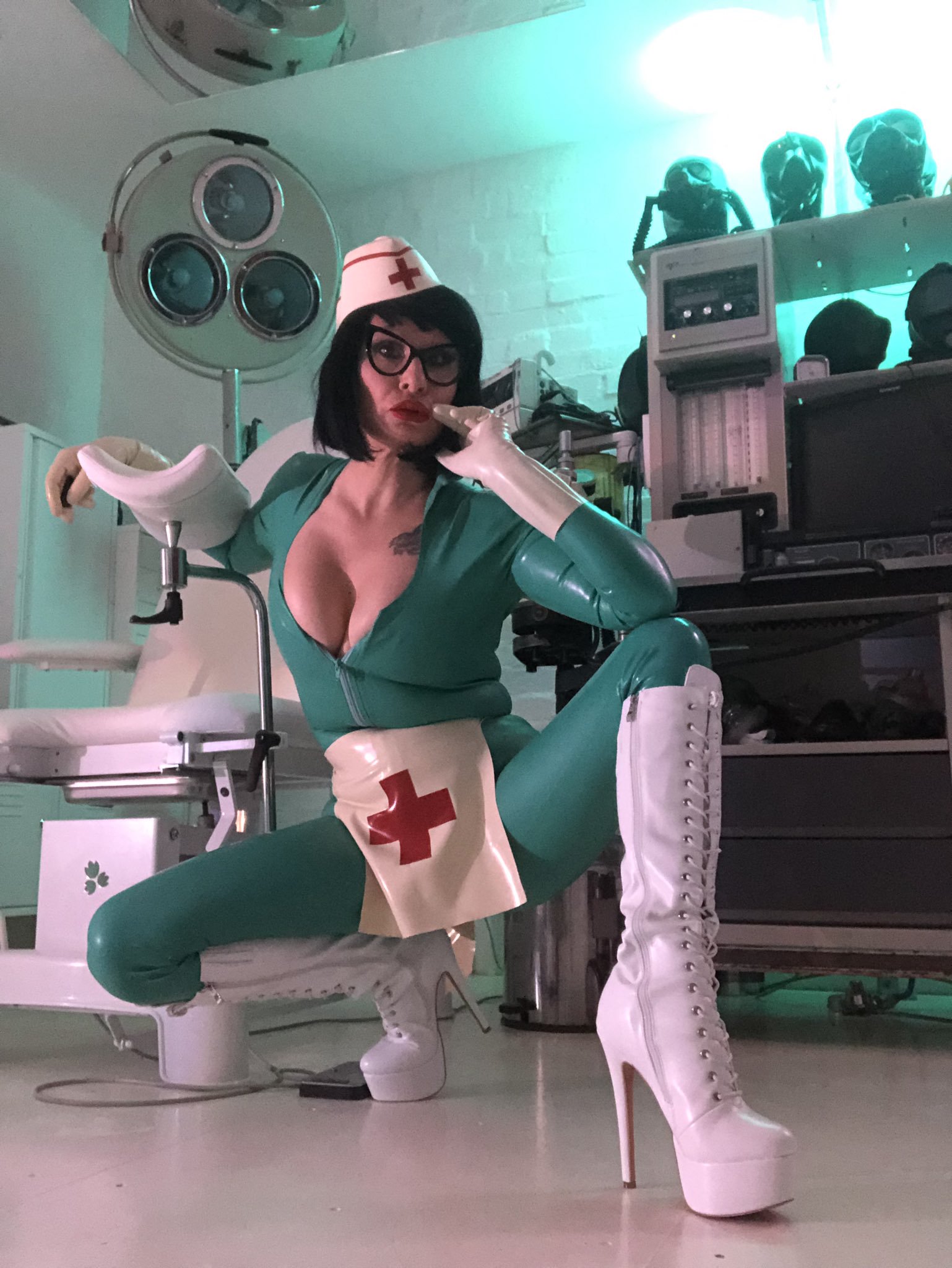 Rubber medical mistress